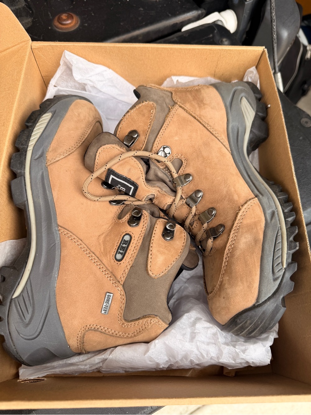 REI Hiker SMU Women's Brown/Olive Hiking Boots